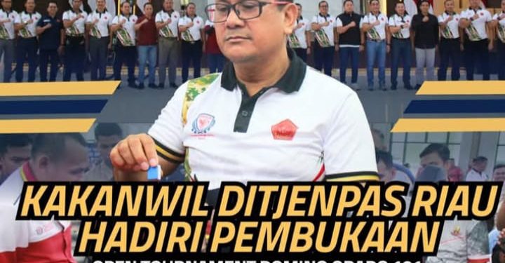 Kakanwil Ditjenpas Riau Hadiri Pembukaan Open Tournament Domino Orado 101