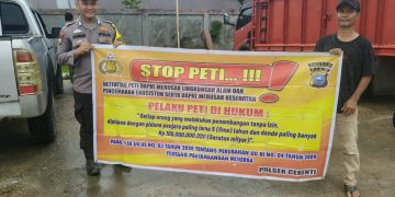 Polres Kuansing Sosialisasikan Larangan PETI di Sejumlah Kecamatan, Ajak Masyarakat Jaga Kelestarian Lingkungan