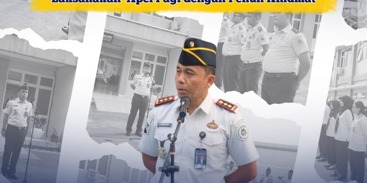 “AWALI TUGAS DENGAN DOA DAN DISIPLIN LAPAS NARKOTIKA RUMBAI LAKSANAKAN APEL PAGI DENGAN PENUH KHIDMAT”
