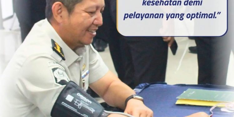 Cek Kesehatan Gratis Digelar, Jajaran Kanwil Ditjenpas Riau Siap Berkinerja Optimal