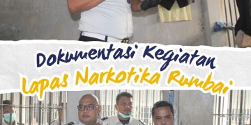 DETEKSI DINI GANGGUAN KEAMANAN LAPAS NARKOTIKA RUMBAI GELAR RAZIA RUTIN BLOK HUNIAN