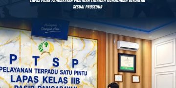 Mudah dan Gratis, Lapas Pasir Pangarayan Pastikan Layanan Kunjungan Berjalan Sesuai Prosedur