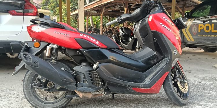 Polsek Tambusai Utara Tangkap Pelaku Curanmor, NMAX Merah Berhasil Diamankan