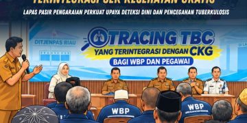 Penutupan Tracing TBC Terintegrasi Cek Kesehatan Gratis, Lapas Pasir Pangarayan Perkuat Upaya Deteksi Dini dan Pencegahan Tuberkulosis