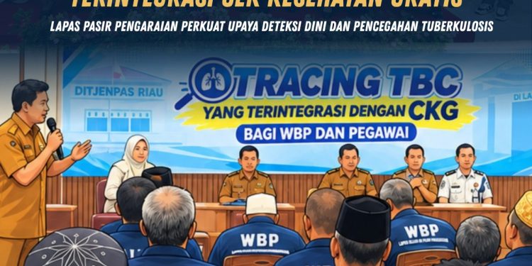 Penutupan Tracing TBC Terintegrasi Cek Kesehatan Gratis, Lapas Pasir Pangarayan Perkuat Upaya Deteksi Dini dan Pencegahan Tuberkulosis