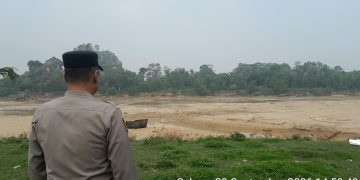 Layanan Kepolisian 110 Ditindaklanjuti, Polsek Cerenti Cek Aktivitas PETI di Sungai Kuantan