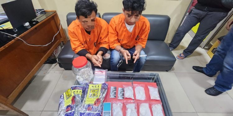 Polres Dumai Ungkap Sabu 650 Gram dan Etomidate di Bathin Solapan, Dua Tersangka Diamankan