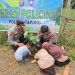 Cinta Alam Sejak Dini — Polsek Tapung Tanam Pohon Bersama Siswa & Warga Desa Petapahan