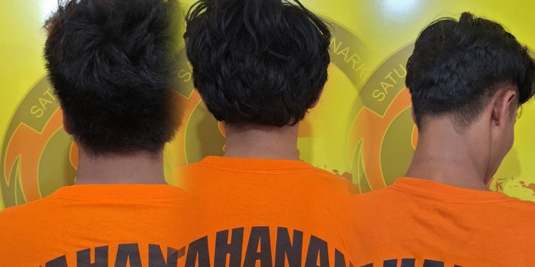 Tim Elang Kuantan Ungkap Peredaran Sabu 25,14 Gram di Koto Taluk, Tiga Orang Diamankan