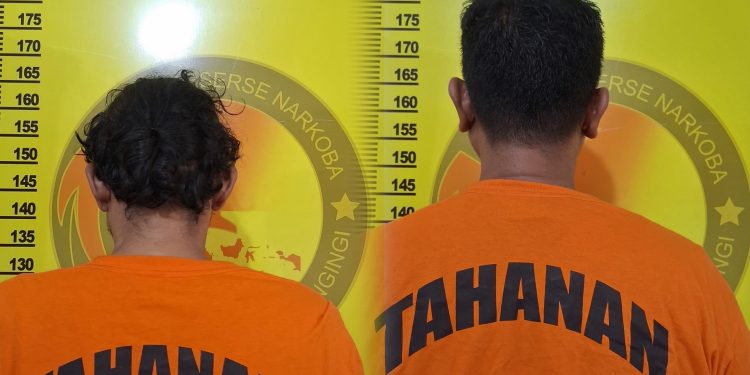 Tim Elang Kuantan Ungkap Peredaran Sabu, Dua Pria di Koto Taluk Diamankan