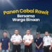 Panen Cabai Rawit Bersama Warga Binaan
