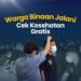 Lapas Terbuka Kelas III Rumbai Warga Binaan Jalani Cek Kesehatan Gratis