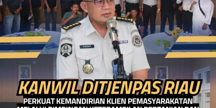 Kanwil Ditjenpas Riau Perkuat Kemandirian Klien Pemasyarakatan melalui Bimbingan Keterampilan Pertanian dan Peternakan