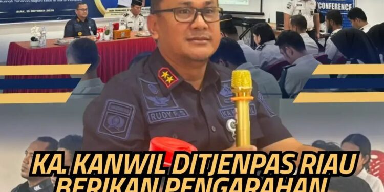 Ka. Kanwil Ditjenpas Riau Berikan Pengarahan Tugas dan Fungsi Pemasyarakatan, Tekankan Integritas dan Percepatan Perbaikan Layanan Publik
