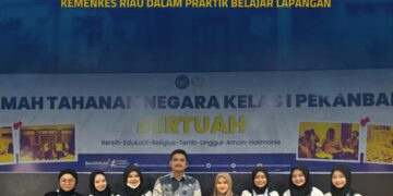 Rutan Pekanbaru Fasilitasi Mahasiswa Poltekkes Kemenkes Riau dalam Praktik Belajar Lapangan