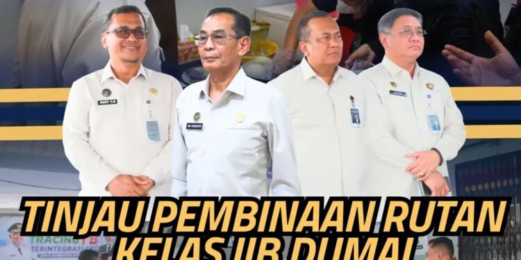 Tinjau Pembinaan Rutan Dumai, Produk Bolu Nenas dan Ketahanan Pangan Jadi Sorotan