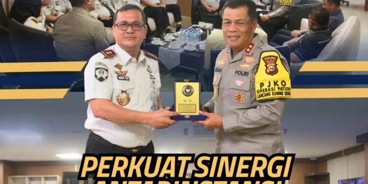 Perkuat Sinergi Antarinstansi, Kanwil Ditjenpas Riau Jalin Silaturahmi dengan Kapolda Riau