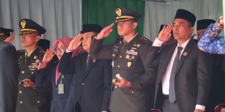 Dandim 0313/KPR Hadiri Upacara Hari Sumpah Pemuda ke-98 di Kabupaten Kampar