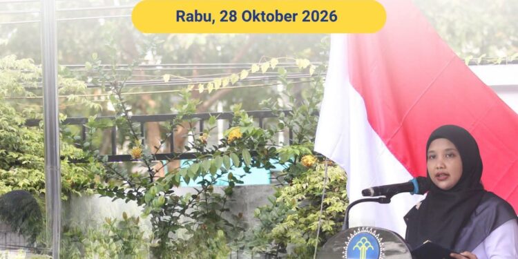 Kemenkum Riau Gelar Upacara Peringatan Hari Sumpah Pemuda ke-98