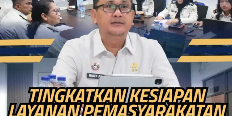Tingkatkan Kesiapan Layanan Pemasyarakatan, Kanwil Ditjenpas Riau Gelar Sosialisasi Penerapan Self Service bagi Lapas dan Rutan