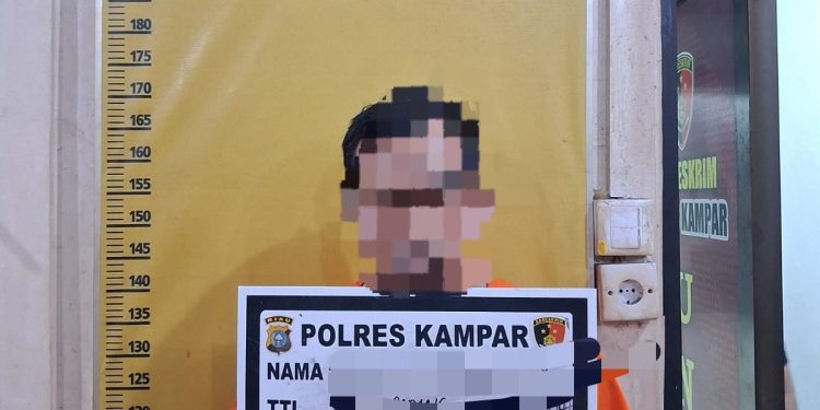 Polres Kampar Tangkap Mantan Kepala Sekolah MI Tahfidz Diduga Cabuli Murid Lebih 20 Orang