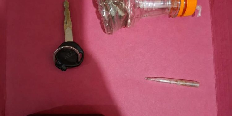 Polsek Kepenuhan Tangkap Dua Pria di Kebun Sawit, Sita 0,70 Gram Sabu