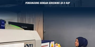 Perkuat Pengamanan, Lapas Pasir Pangarayan Tingkatkan Pemeriksaan Barang Pengunjung dengan Screening 3D X-Ray