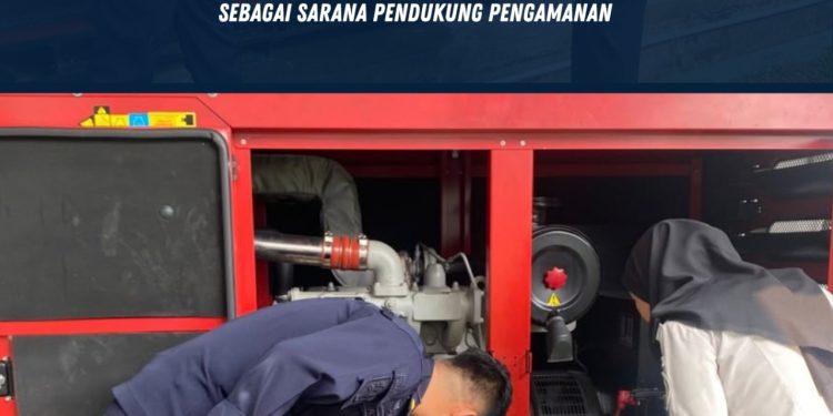 Lapas Pasir Pangarayan Pastikan Kesiapan Genset sebagai Sarana Pendukung Pengamanan