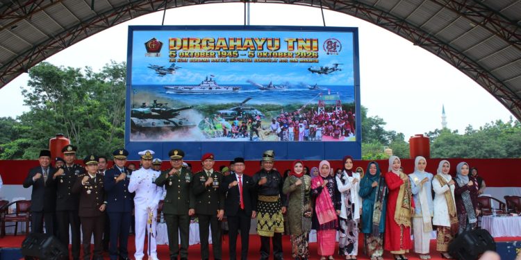 Upacara HUT TNI ke-81 di Kota Dumai Berlangsung Khidmat, Sinergitas TNI-Polri Terus Diperkuat