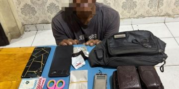 Polres Siak Bekuk ‘Toyol’ Bandar Sabu di Sungai Apit, 6,4 Gram Barang Bukti Disita
