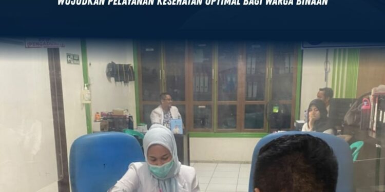 Lapas Pasir Pangarayan Gelar Pemeriksaan Kesehatan Gigi, Wujudkan Pelayanan Kesehatan Optimal bagi Warga Binaan