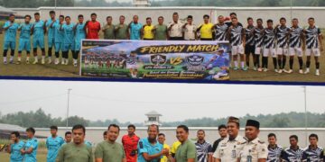 Merajut Kebersamaan Lewat Sepak Bola: Lapas Narkotika Rumbai vs Pekanbaru Selection