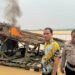 Polsek Singingi Hilir Tertibkan Dua Rakit PETI Jenis Dompeng di Pulau Dani