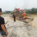 Satreskrim Polres Kuansing Cek Dugaan PETI di Dusun Pesongik, Temukan 8 Mesin Dompeng Ditinggalkan