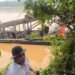 Polsek Cerenti Tindak PETI di Sungai Batang Kuantan, Satu Rakit Dibakar