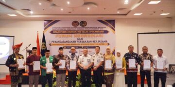 Kalapas Pekanbaru Ikuti Forum Koordinasi dan Perjanjian Kerja Sama Kelayan Binter