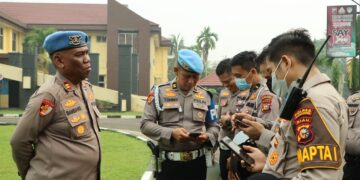 Polres Kuansing Gelar Gaktibplin, Periksa Disiplin Personel, Tes Urine, hingga Antisipasi Judi Online