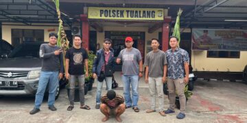 DPO Pencurian Outdoor AC di Perawang Ditangkap Tim Opsnal Polsek Tualang di Rumah Kosong
