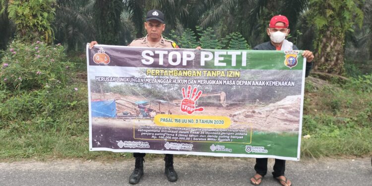 Polres Kuansing Gencarkan Sosialisasi Larangan PETI, Ajak Masyarakat Jaga Kelestarian Lingkungan