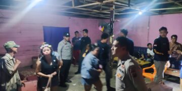SEORANG PRIA POSITIF NARKOBA DAN DIAMANKAN DI WISMA SAAT DILAKUKAN RAZIA GABUNGAN POLRES PELALAWAN