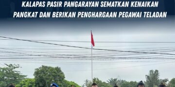 Apel Pagi, Kalapas Pasir Pangarayan Sematkan Kenaikan Pangkat dan Berikan Penghargaan Pegawai Teladan