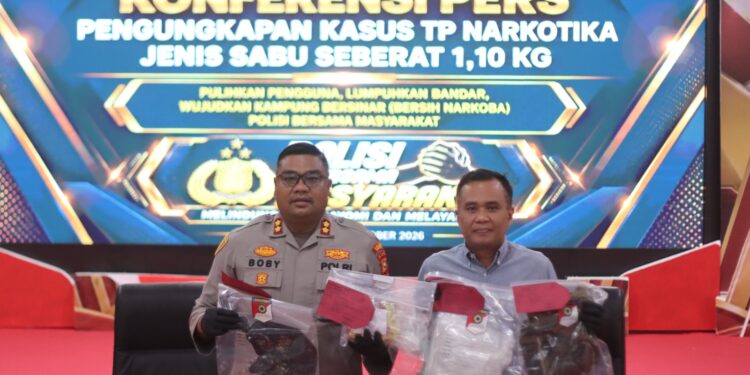 Polres Kampar Gagalkan Penyeludupan 1 Kilo Sabu-sabu