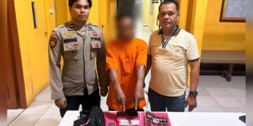 Polsek Tapung Hilir Amankan Pria di Kota Garo, 6 Paket Diduga Sabu Seberat 1,48 Gram Disita
