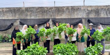 Panen Bayam, Wujud Pembinaan Produktif di Lapas Perempuan Pekanbaru