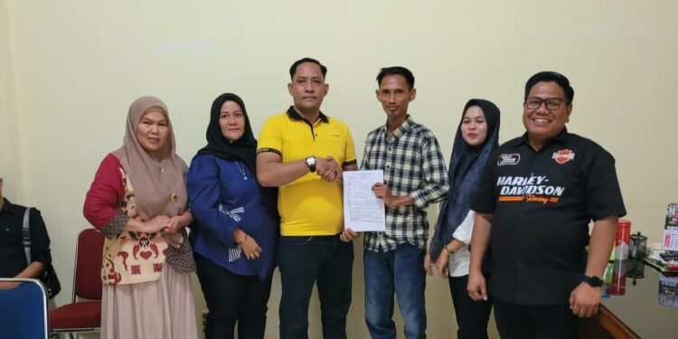 Kedepankan Perdamaian, Aprianto Ketua DPD PWMOI Pekanbaru Lakukan Restorative Justice Perselisihan Wartawan