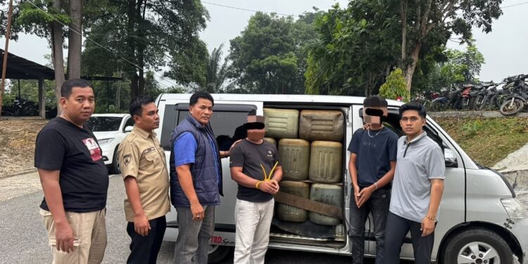 Polres Kuansing Ungkap Dugaan Penyalahgunaan BBM Bersubsidi, 2.400 Liter Pertalite Disita