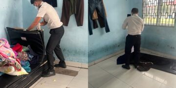 LPKA Kelas II Pekanbaru Laksanakan Razia Rutin untuk Jaga Keamanan dan Ketertiban