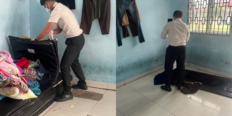 LPKA Kelas II Pekanbaru Laksanakan Razia Rutin untuk Jaga Keamanan dan Ketertiban