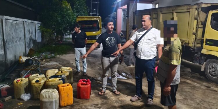 Berkat Informasi Masyarakat, Sat Reskrim Polres Kampar Ungkap Penyimpanan Ilegal Solar Subsidi di Tapung