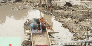 Tim Resmob Sat Reskrim Polres Kuansing Cek Dugaan Aktivitas PETI Jenis Stingkai di Desa Pulau Kopuang
